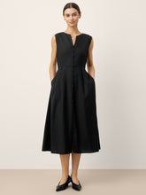 Load image into Gallery viewer, Linen-Lyocell V-Neck Sleeveless Maxi Dress WILLOW