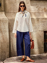 Load image into Gallery viewer, 100% Linen Classic Ankle Pants ZOE