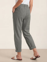 Load image into Gallery viewer, Linen Simple Button Fly Trousers HEIDI