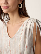 Load image into Gallery viewer, Linen Asymmetric Drawstring Maxi Dress NADIA