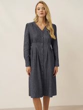 Load image into Gallery viewer, Linen Denim Texture Jacket Dress HANNAH