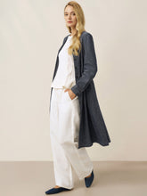 Load image into Gallery viewer, Linen Denim Texture Jacket Dress HANNAH
