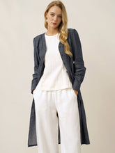 Load image into Gallery viewer, Linen Denim Texture Jacket Dress HANNAH
