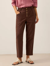 Load image into Gallery viewer, Linen Simple Button Fly Trousers HEIDI