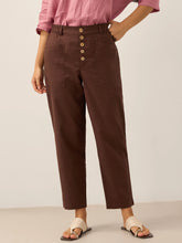 Load image into Gallery viewer, Linen Simple Button Fly Trousers HEIDI