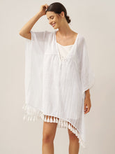 Load image into Gallery viewer, Linen V-Neck Cover-Up and Slip Dress Set CASS
