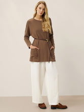 Load image into Gallery viewer, Recycled Leather Belt Versatile Styling Waist Accessory AURELIA