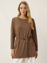 Load image into Gallery viewer, Recycled Leather Belt Versatile Styling Waist Accessory AURELIA