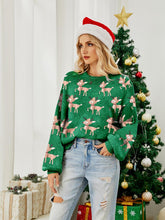 Load image into Gallery viewer, Loose Fit Christmas Sweater with Jacquard Deer Design | NCS