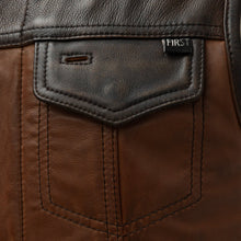 Load image into Gallery viewer, Lowside Rider Men's Motorcycle Leather Vest