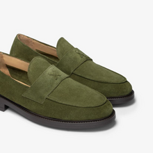 Load image into Gallery viewer, Men's Olive Suede Lug Centesimo