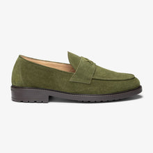 Load image into Gallery viewer, Men's Olive Suede Lug Centesimo