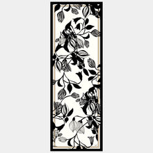 Load image into Gallery viewer, Cara - Silk Scarf Shawl - Soft White & Black