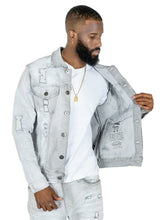 Load image into Gallery viewer, M1079 Moreli Denim Jacket - Gray