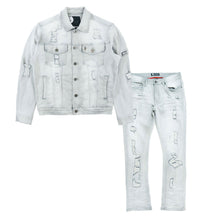 Load image into Gallery viewer, M1079 Moreli Denim Jacket - Gray
