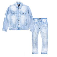 Load image into Gallery viewer, M1079 Moreli Denim Jacket - Light Wash