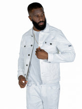 Load image into Gallery viewer, M1079 Moreli Denim Jacket - White
