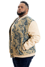 Load image into Gallery viewer, M1096 Veroma Tapestry Varsity Jacket - Khaki