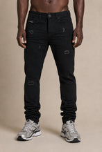 Load image into Gallery viewer, M1609 Manicini Twill jeans - Black-Black