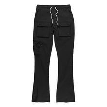 Load image into Gallery viewer, M1625 Sartoni Nylon Stacked Pants - Black