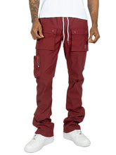 Load image into Gallery viewer, M1625 Sartoni Nylon Stacked Pants - Burgundy