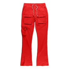 Load image into Gallery viewer, M1625 Sartoni Nylon Stacked Pants - Red