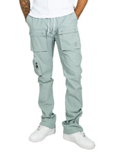 Load image into Gallery viewer, M1625 Sartoni Nylon Stacked Pants - Teal