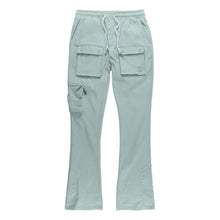 Load image into Gallery viewer, M1625 Sartoni Nylon Stacked Pants - Teal