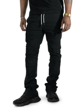 Load image into Gallery viewer, Nylon Pants | M1634 Adorni Stacked - Black