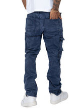 Load image into Gallery viewer, M1737 Berteli Acid Cargo Pants - Navy