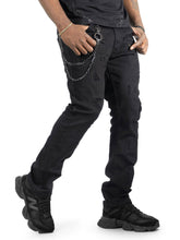Load image into Gallery viewer, Jeans | M1763 Adorni Chain Pants - Jet Black