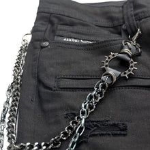 Load image into Gallery viewer, Jeans | M1763 Adorni Chain Pants - Jet Black