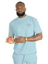 Load image into Gallery viewer, Set | M183 Prada Jersey Short Set - Blue