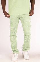 Load image into Gallery viewer, M1912 Bergamo Fray Jeans - Light Olive