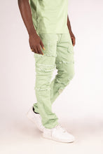 Load image into Gallery viewer, M1912 Bergamo Fray Jeans - Light Olive
