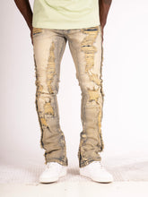 Load image into Gallery viewer, M1973 Danielli 34" Semi Stacked Jeans- Dirt