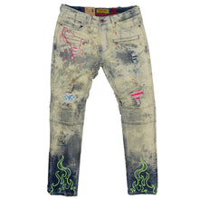 Load image into Gallery viewer, M1952 Makobi Fire Shredded Jeans - Dirt Wash