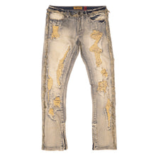 Load image into Gallery viewer, M1973 Danielli 34" Semi Stacked Jeans- Dirt