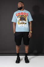 Load image into Gallery viewer, M318 Chaos Oversized T-shirt - Blue