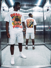 Load image into Gallery viewer, M318 Chaos Oversized T-shirt - White