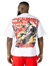 Load image into Gallery viewer, M318 Chaos Oversized T-shirt - White