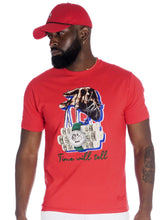 Load image into Gallery viewer, M329 Time Will Tell Tee - Red