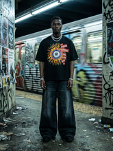 Load image into Gallery viewer, M360 The World is Watching Oversized T-shirt - Black