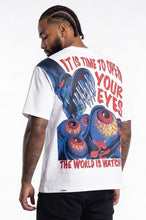 Load image into Gallery viewer, M360 The World is Watching Oversized T-shirt - White