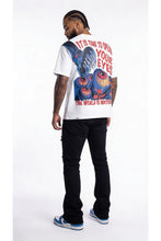 Load image into Gallery viewer, M360 The World is Watching Oversized T-shirt - White