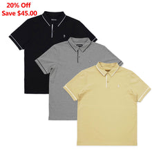 Load image into Gallery viewer, Tee | M383 Luciano Polo Shirt Set of 3