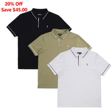 Load image into Gallery viewer, Tee | M383 Luciano Polo Shirt Set of 3