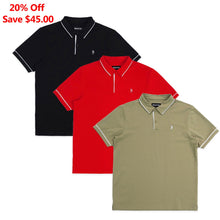 Load image into Gallery viewer, Tee | M383 Luciano Polo Shirt Set of 3