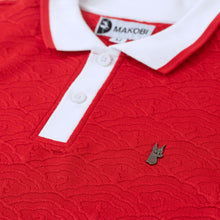 Load image into Gallery viewer, M384 Bellagio Knit Polo - Red
