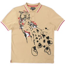Load image into Gallery viewer, M388 Verona Cheetah Polo Shirt- Khaki